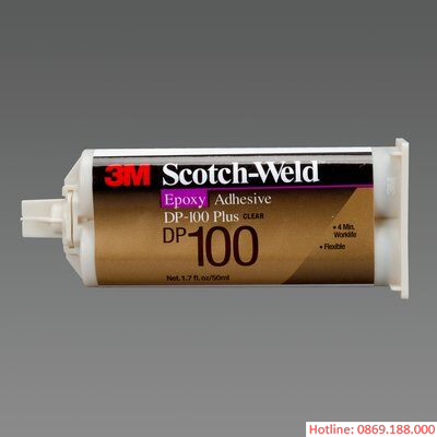 Keo epoxy 3M™ Scotch-Weld™ DP100+ trong suốt, 1.69 oz