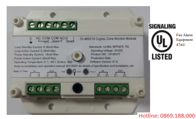Module giao tiếp với đầu báo thường DI-M9319 (UL)