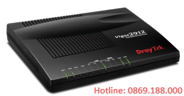 VPN, Firewall, Load balancing Fiber Router DrayTek Vigor2912F